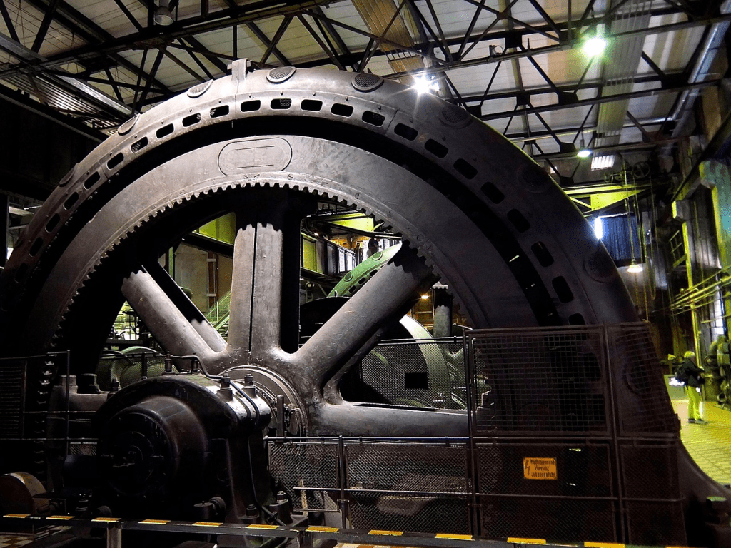 Schwungrad Gebläsehalle / Bild von Malcolm Brook auf Pixabay