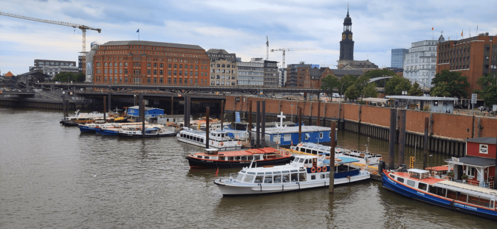 Hamburg, Blick auf Michel