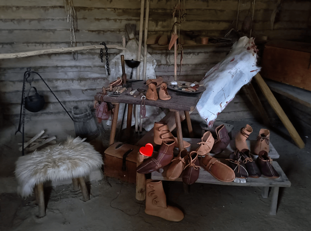 Blick in des Haus des Schuhmachers